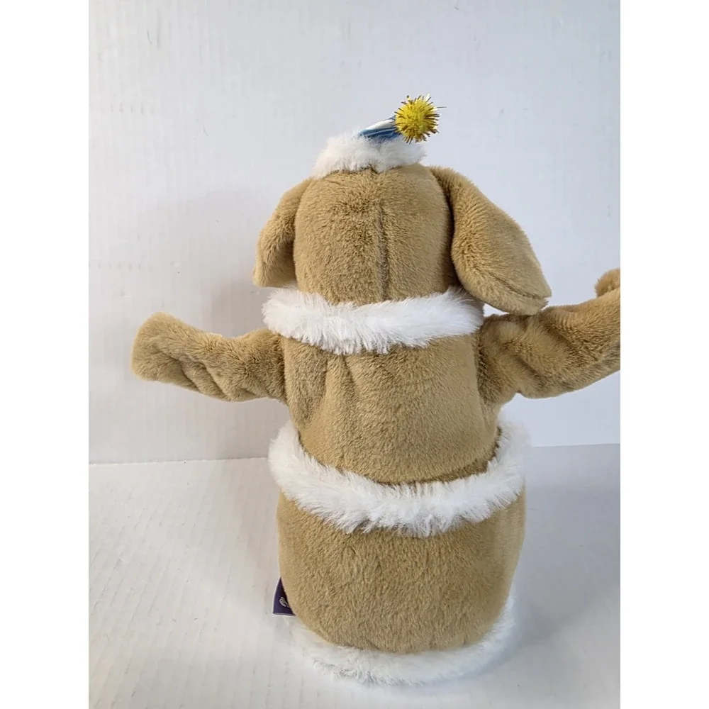 Fuzzwoof Birthday Cake Singing & Dancing Golden Retriever Dog Toy‎ ECHOS Voices